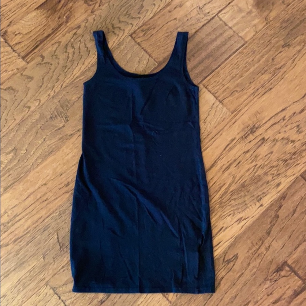 H&M Fitted black tank dress